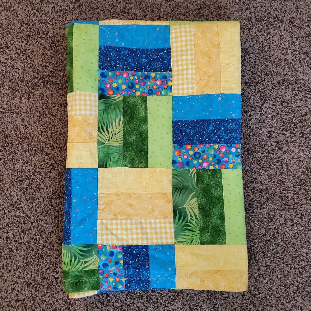 Handmade Jesus Loves Blanket Quilt